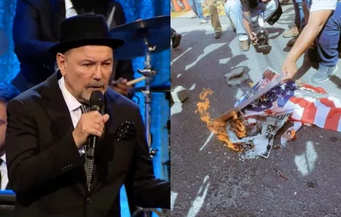 Rubén Blades: 'No a la quema de banderas de país alguno'
