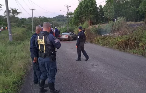 Investigan brutal choque frontal e incendio en Colón que dejó varias víctimas