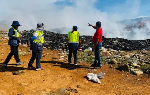 MiAmbiente evalúa vertedero municipal de Gualaca por contaminación 