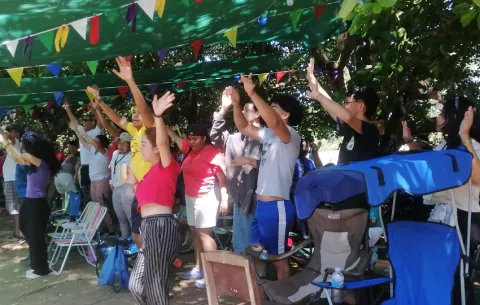 Jóvenes herreranos eligen retiro espiritual como alternativa al Carnaval