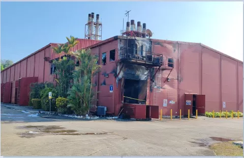 Este lunes inspectores de los bomberos investigarán las causas de la explosión en planta termoeléctrica