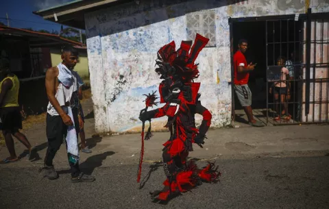 El 'bautizo de los diablos', la lucha del bien contra el mal en el Caribe panameño