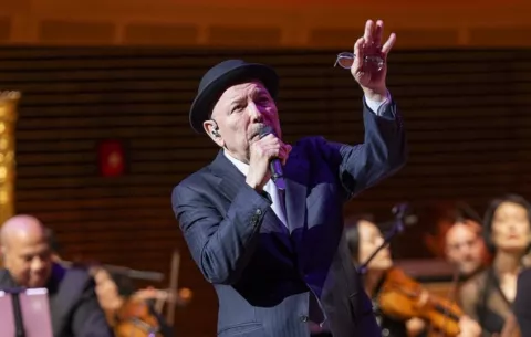 Rubén Blades presentó 'Maestra Vida' con sonido sinfónico en el Lincoln Center de Nueva York