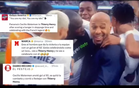 'Tú eres mi ídolo', la celebración de Waterman con Henry que le da la vuelta al mundo