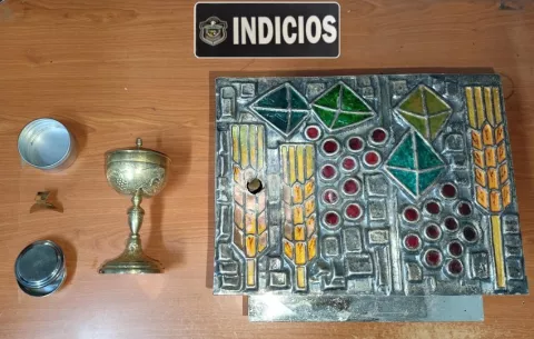 Policía recupera parte de lo hurtado en iglesia de Puerto Pilón