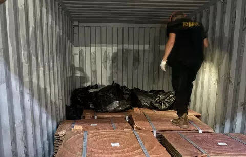 Incautan 400 paquetes de sustancias ilícitas en una terminal portuaria de Colón
