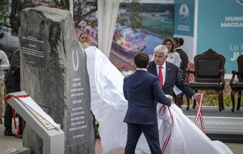 Mulino manifestó su gratitud por la honrosa distinción del parque dedicado a José Domingo Espinar