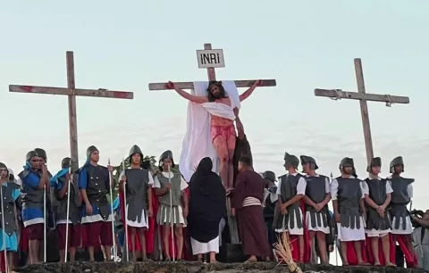 Miles participaron de la Semana Santa Viviente en Pesé 