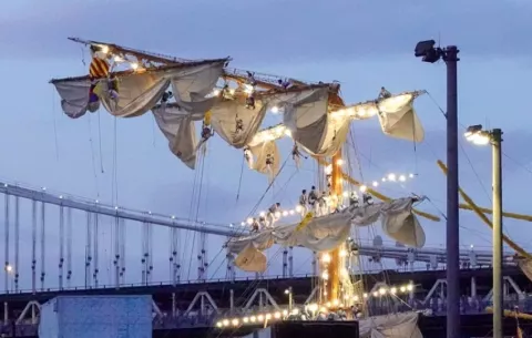 Aeronaval de Panamá se solidariza con la Armada de México por el accidente del Cuauhtémoc