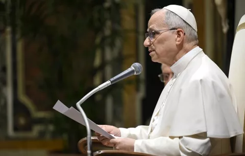 León XIV:  'La construcción de la paz comienza poniéndose del lado de las víctimas'