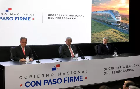 Anuncian ruta del ferrocarril que unirá a Panamá y Costa Rica