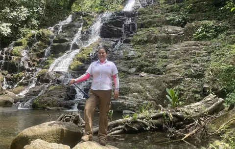 Estudiante de la UTP identifica sitios de interés geológicos en la región central de Panamá