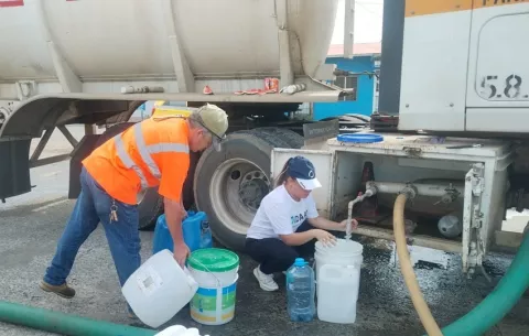 Siguen las pruebas de agua cruda en las potabilizadoras con la esperanza de reiniciar operaciones