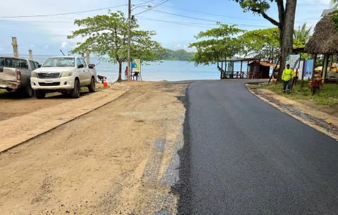 MOP avanza en la rehabilitación de la carreta en Santa Catalina
