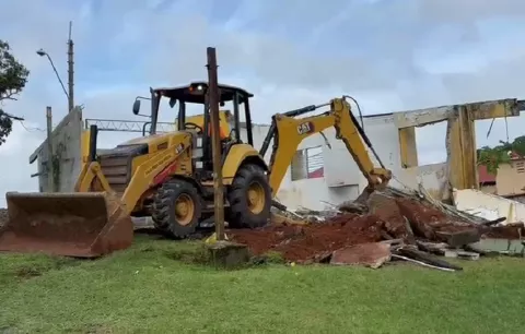 Derriban puesto de salud ubicado en La Arenosa, corregimiento de Iturralde, La Chorrera