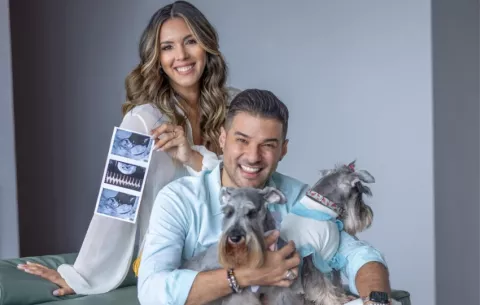 Carolina Castillo y Pablo Brustein celebran: ¡Es niña!