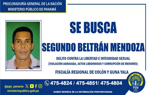 Fiscalía de Colón busca a ciudadano por depravación sexual en contra de menores de edad   