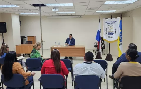 Jueces municipales presentan sus avances en apoyo al sistema judicial en Colón