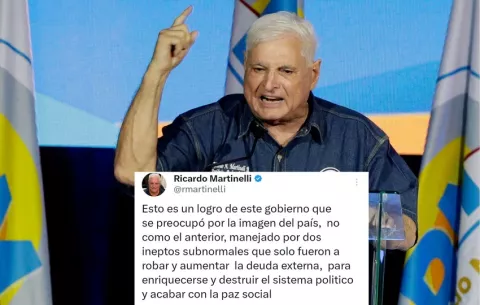 Martinelli: 'Este es un logro de este gobierno que se preocupó por la imagen del país,  no como el anterior'