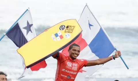 Edwin Núñez se alza con el oro en  el Panamericano de Surf