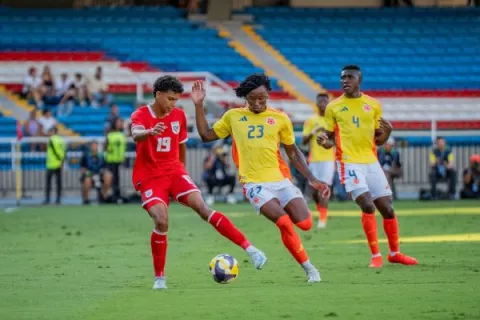 Panamá Sub-20 iguala ante Colombia en partido amistoso