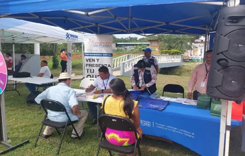 Defensoría Móvil se traslada hasta Puerto Lara en Darién