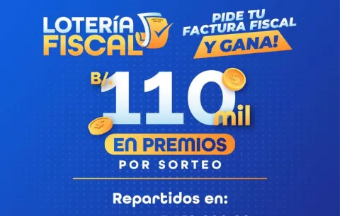 Primer sorteo de la Lotería Fiscal será el 28 de agosto
