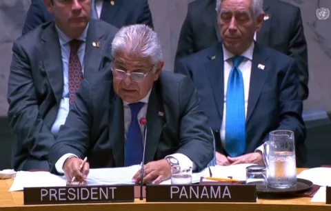 Mulino reafirma ante el Consejo de Seguridad el firme compromiso de Panamá en su lucha contra la pesca ilegal