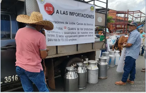 Productores de leche piden un alto a las importaciones y mejores precios