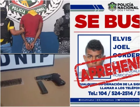 Cae el más buscado en Colón y una dama con arma