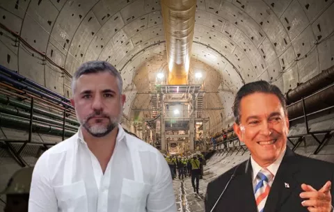 Nito y Sabonge prometieron que el túnel del metro estaría rápido; ahora costará 3 mil millones más y aún no está listo