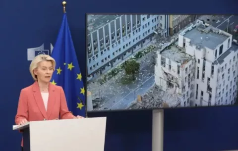 Unión Europea denuncia que Rusia ha atacado su delegación en Ucrania