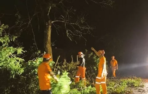 Fuerte temporal deja 40 viviendas afectadas en diversos sectores del país