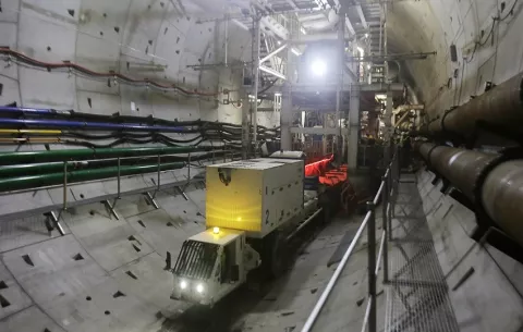 Abren un túnel por debajo del Canal de Panamá para dar paso a la nueva línea del metro
