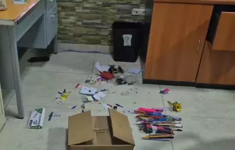 Ladrones escapan con dos mil dólares y nueve computadoras del colegio de Gatuncillo 