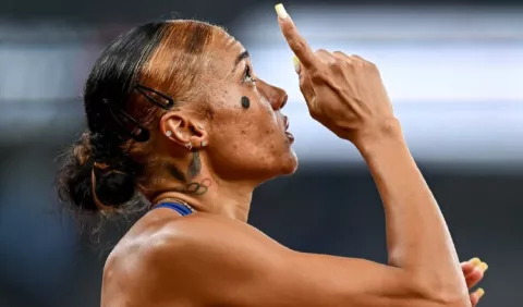 Gianna Woodruff llega muy 'entusiasmada' a  la final de los 400 metros con vallas