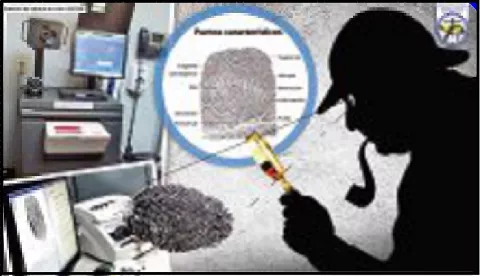 El Instituto de Medicina Legal y Ciencias Forenses compara  huellas dactilares como en el Siglo XIX