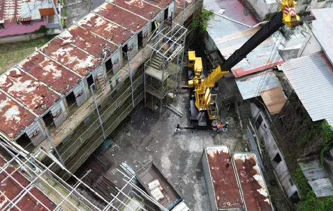 Desmontan los 66 módulos carcelarios en La Chorrera
