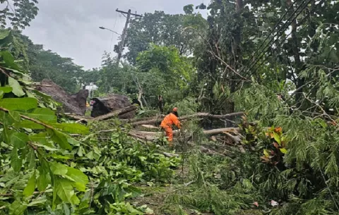 Cerca de 40 casas afectadas dejó mal tiempo en Costa Arriba de Colón