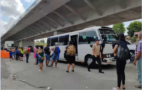 Transportistas de La Chorrera rechazan modificaciones a la Ley 14