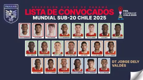 Panamá define su equipo Sub-20 para el Mundial Chile 2025