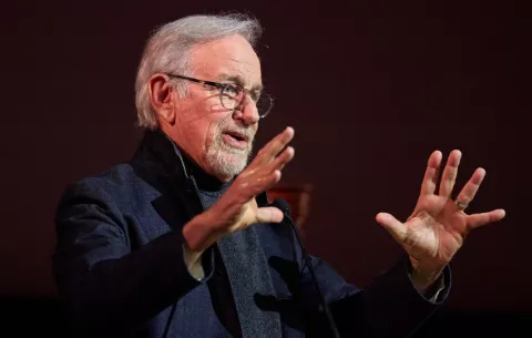 Steven Spielberg inauguró la mayor exhibición de 'Jaws'