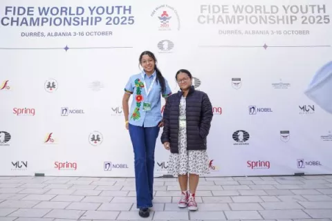 Ajedrecistas panameñas inician con históricos triunfos en el Campeonato Mundial Juvenil de Albania