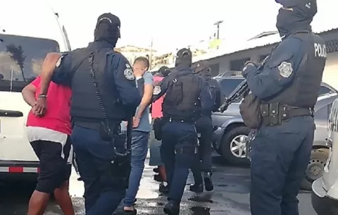 Duro golpe a las pandillas ubicadas en La Feria de Colón, hay 21 detenidos