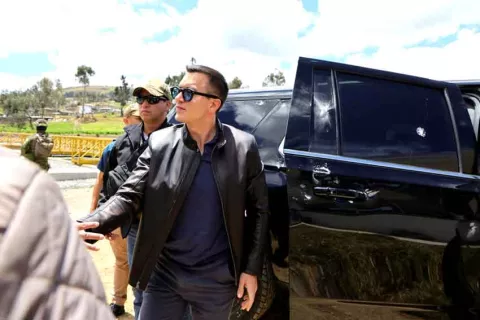 Panamá condena ataque a caravana del presidente Ecuador Daniel Noboa