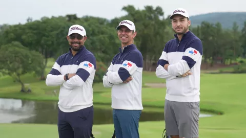 Miguel Ordóñez, Omar Tejeira y  Raúl Carbonell van al Campeonato Mundial Amateur de Golf por Equipos en Singapur