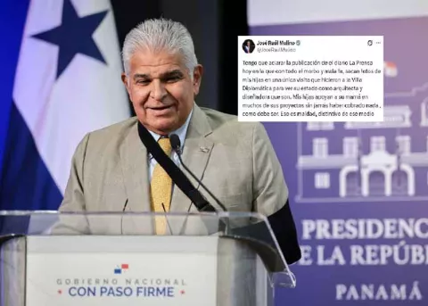Mulino calificó de morbosa y mala fe, publicación de La Prensa