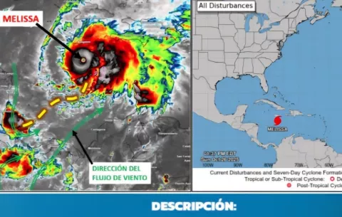 Huracán Melissa mantiene influencia indirecta sobre Panamá, advierte el Imhpa
