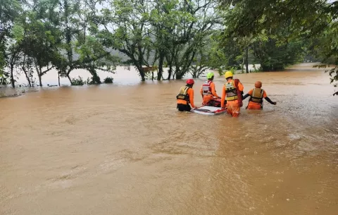 Comunidades de Mariato y Soná están nuevamente bajo el agua