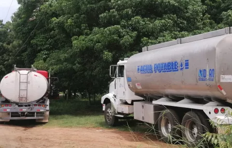 Avanza la desinfección de tuberías  en la potabilizadora de Llano de Piedra